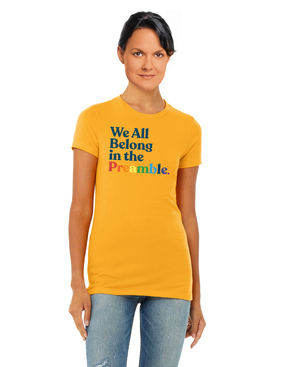 What The Constitution Means To Me Slim Fit Preamble T-Shirt