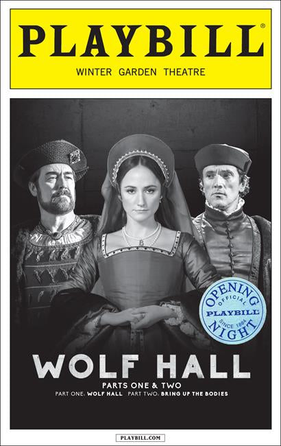 Wolf Hall Limited Edition Official Opening Night Playbill