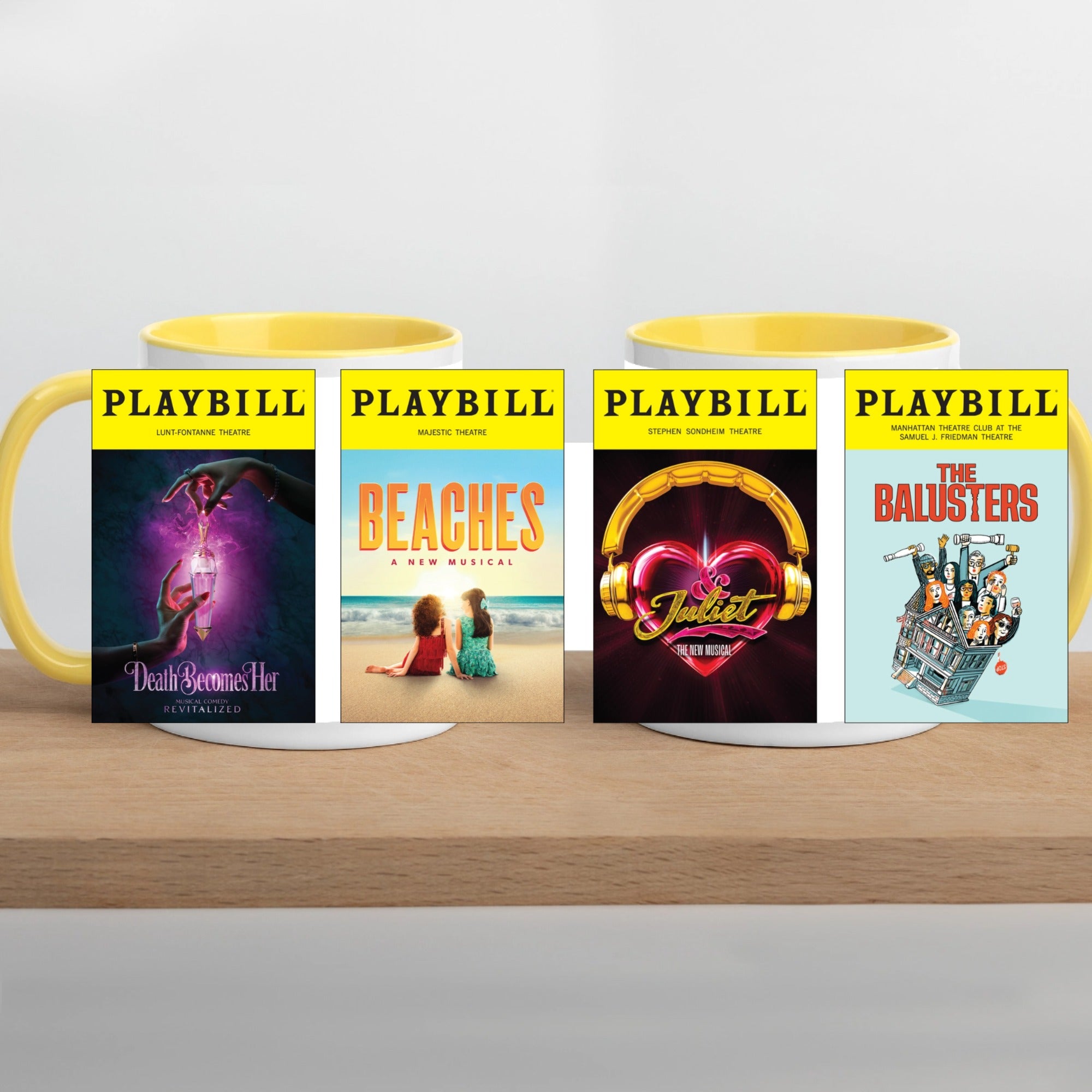 CUSTOM 11 oz. Playbill Covers Mug - Choose 4 Favorites from 70+ Covers!