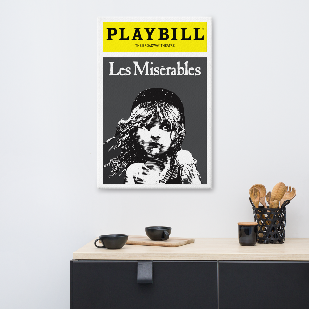 Playbill® Les Miserables Canvas