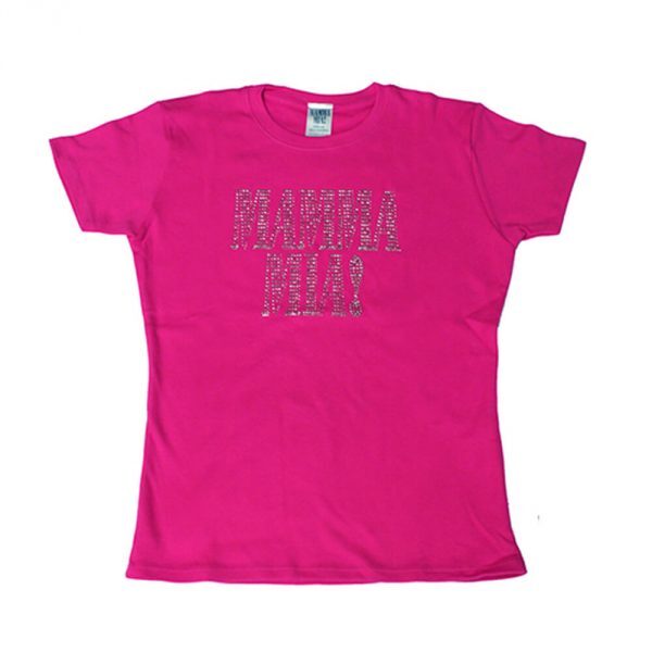 Mamma Mia Pink Sparkle Tee