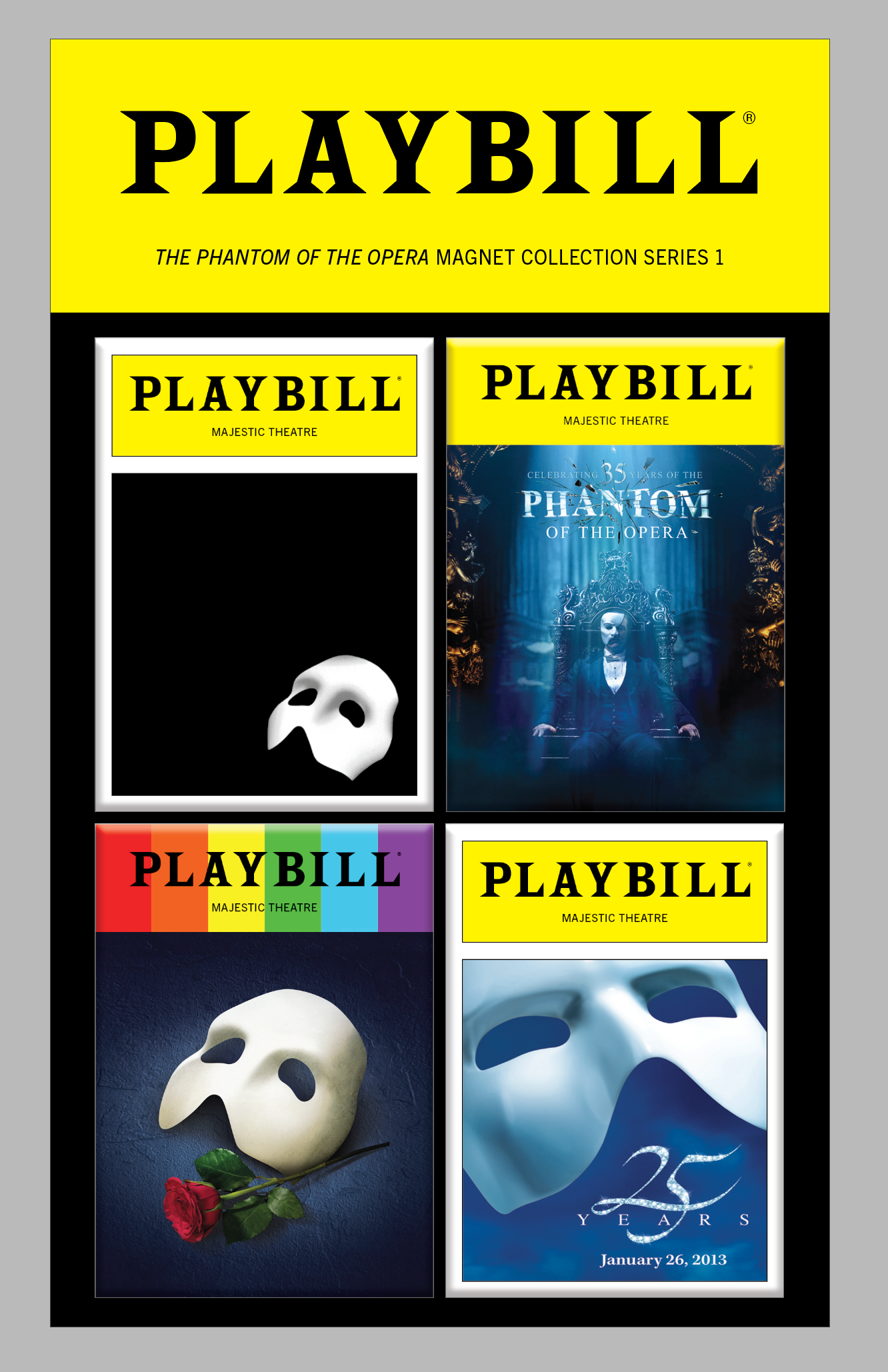 The Phantom of the Opera Magnet Collection Series 1