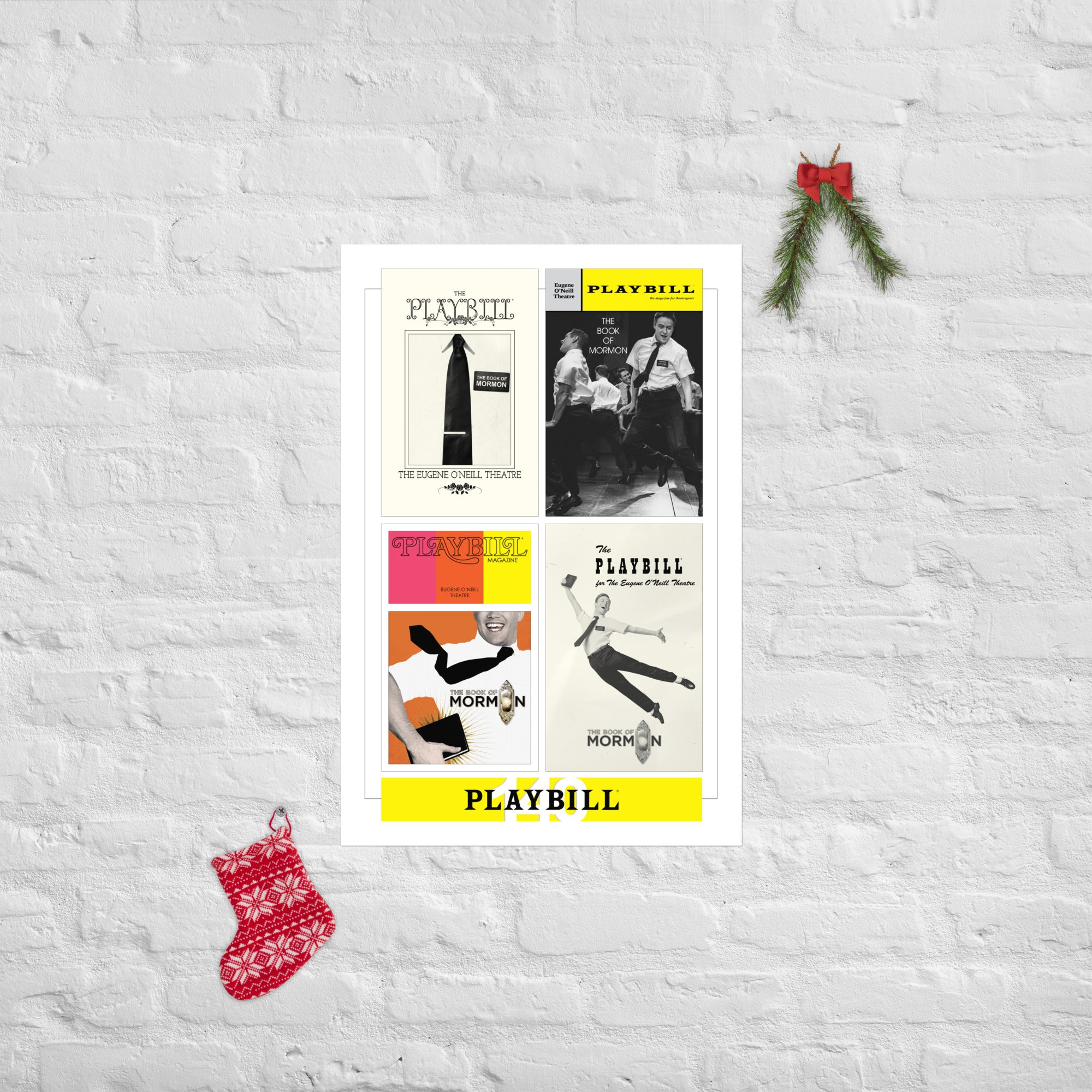 Playbill's 140th Anniversary Legacy Cover Poster - THE BOOK OF MORMON