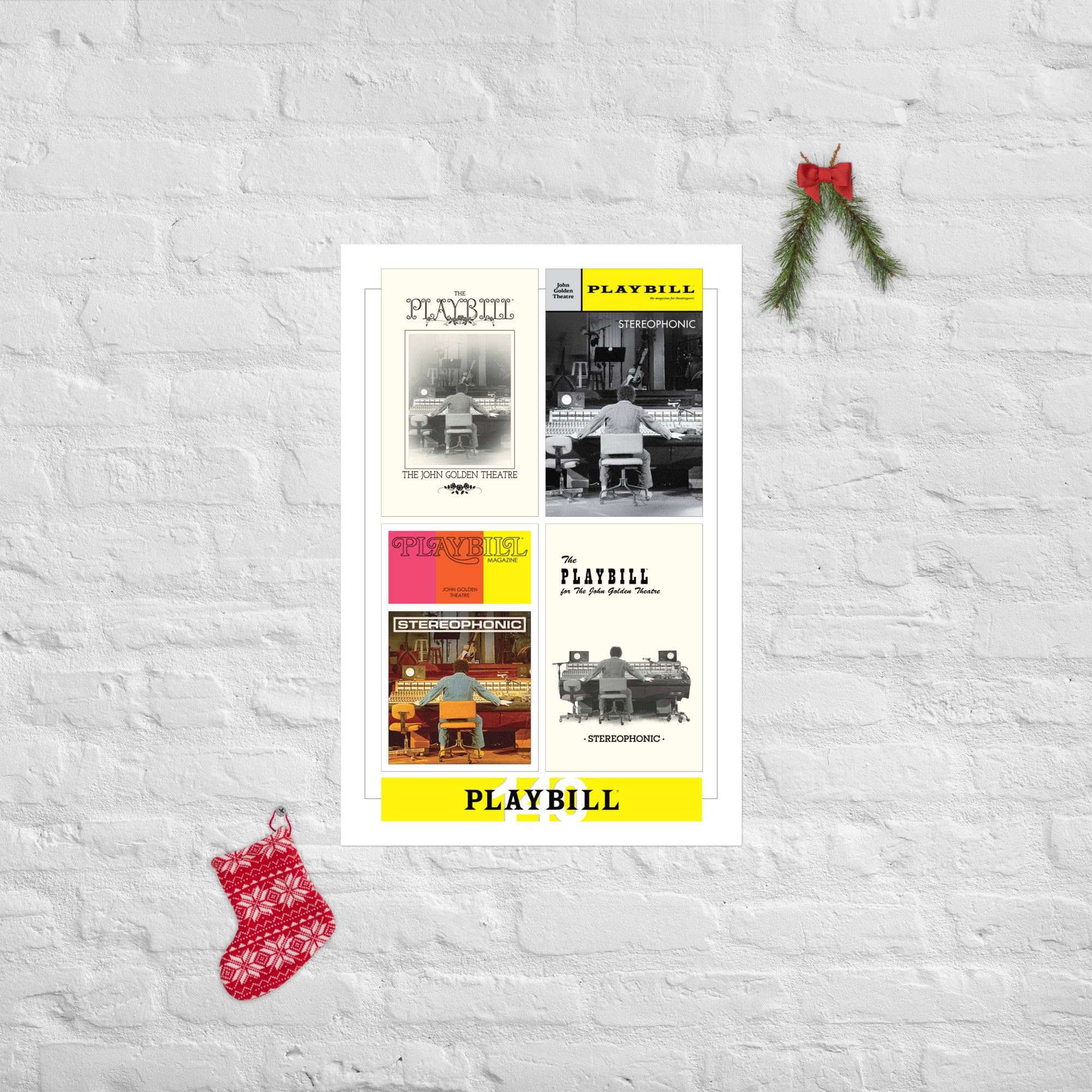 Playbill's 140th Anniversary Legacy Cover Poster - STEREOPHONIC