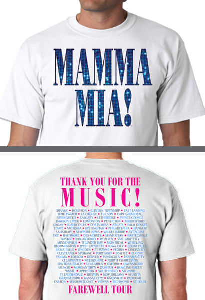 Mamma Mia! the Broadway Musical - Farewell Tour T-shirt