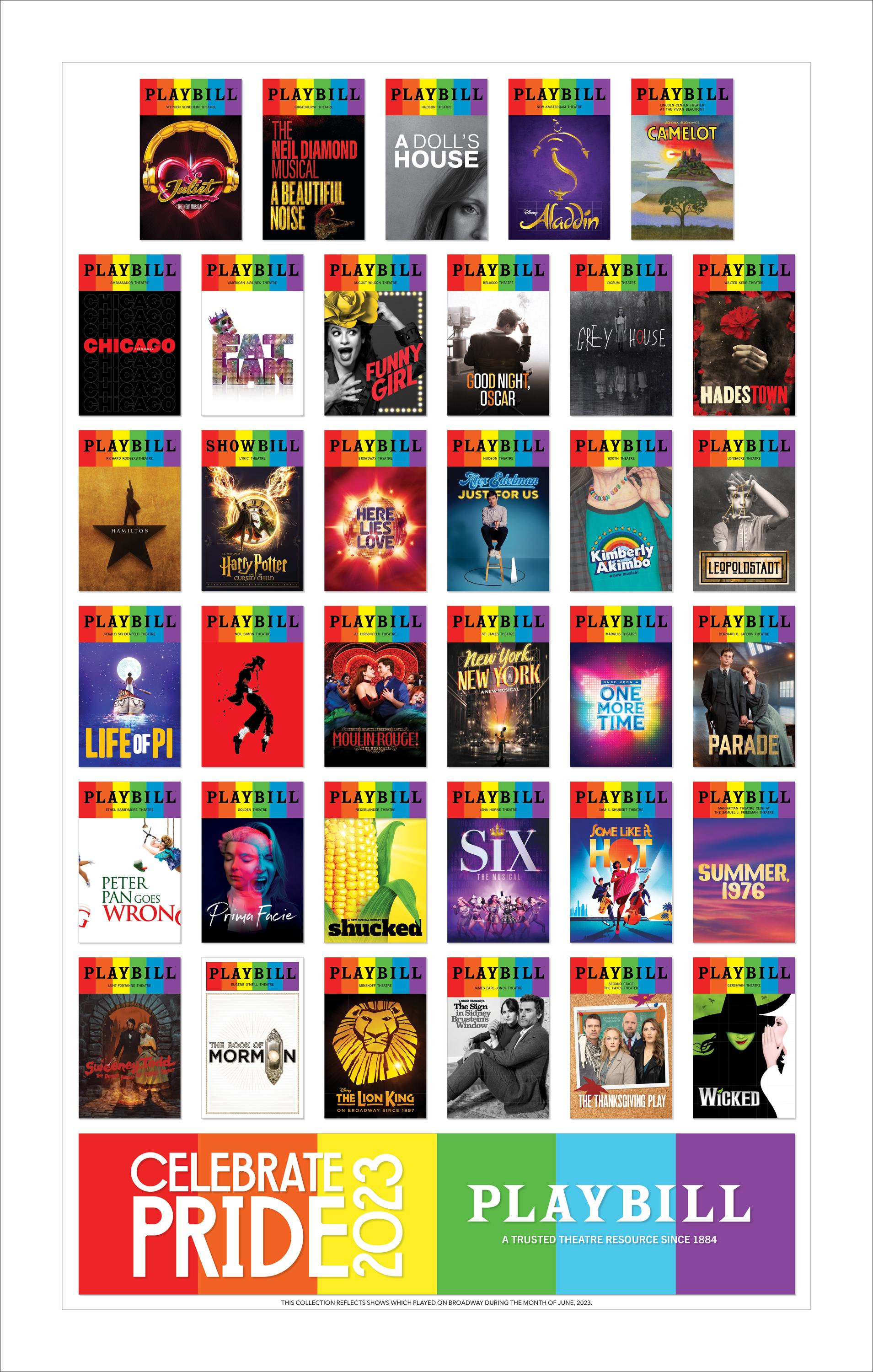 Playbill Pride 2023 Poster