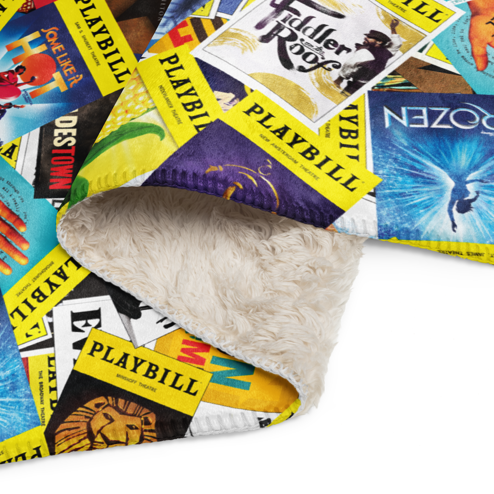 Favorite Playbill Covers Sherpa Blanket