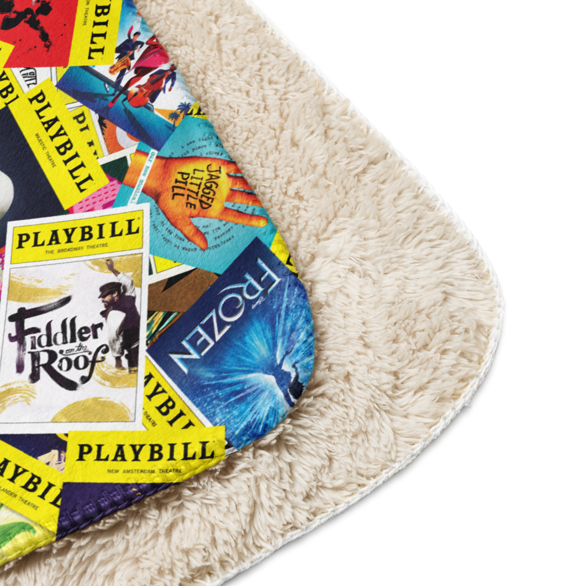 Favorite Playbill Covers Sherpa Blanket