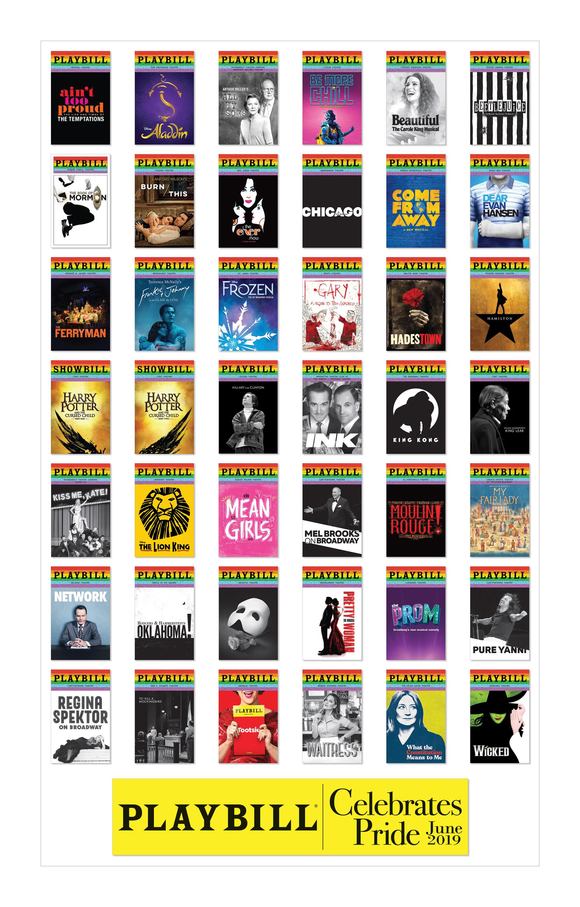 Playbill Pride 2019 Poster