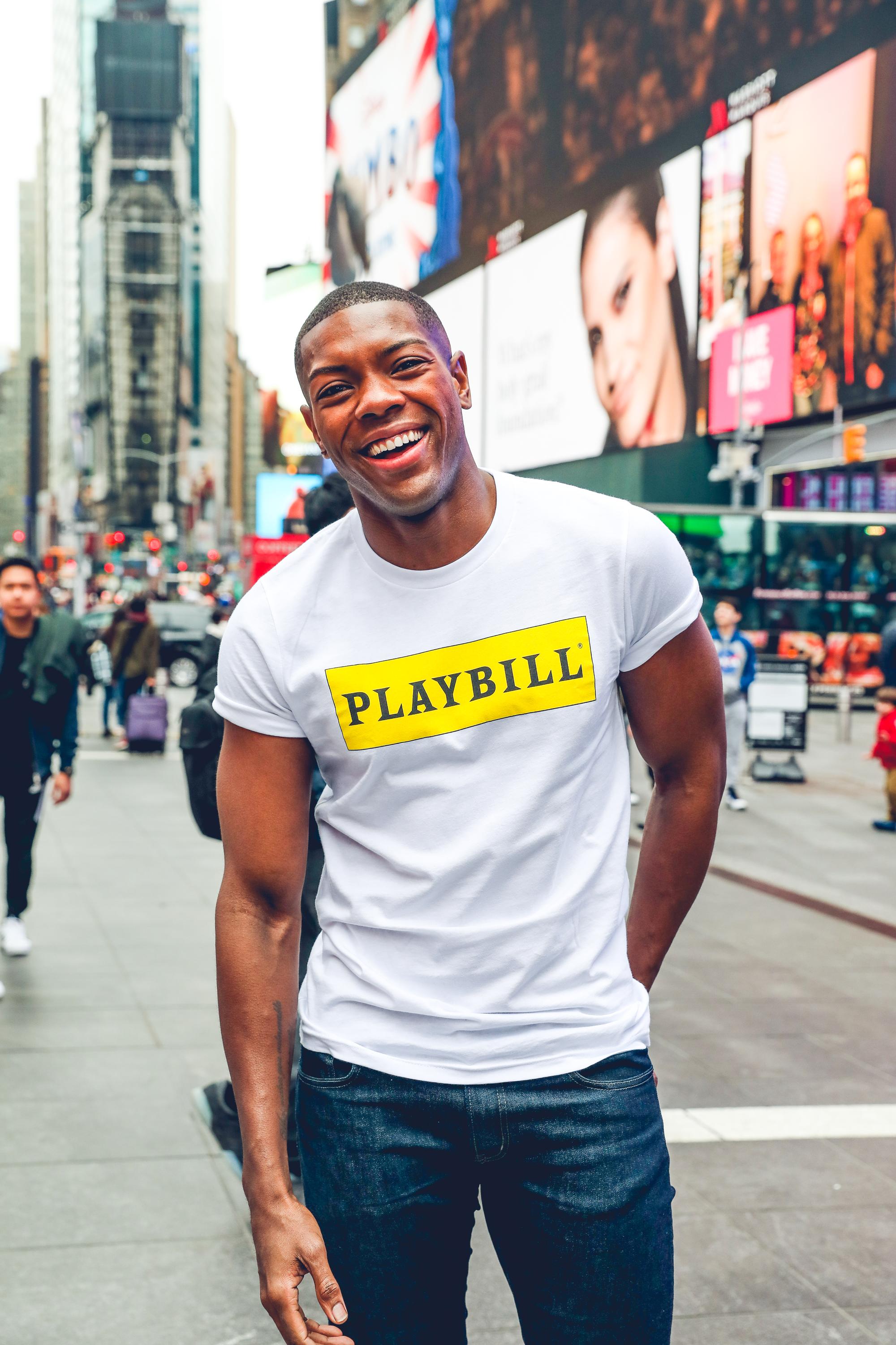 Playbill Logo Tee - White
