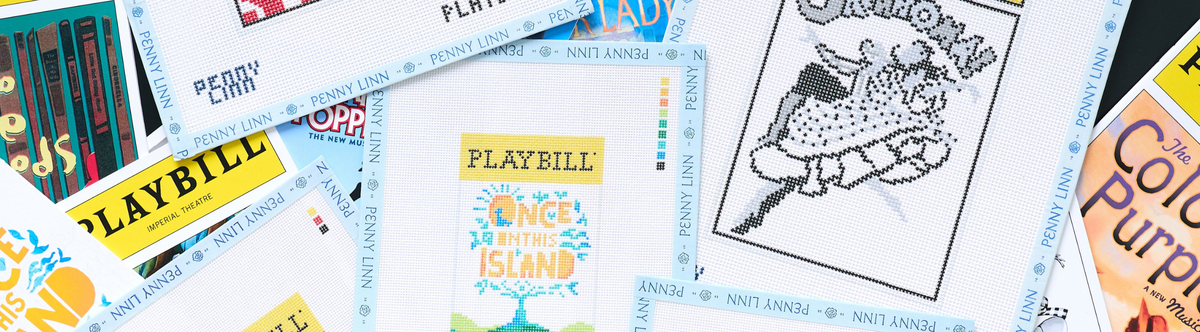 PLAYBILL x Penny Linn Needlepoint Collection