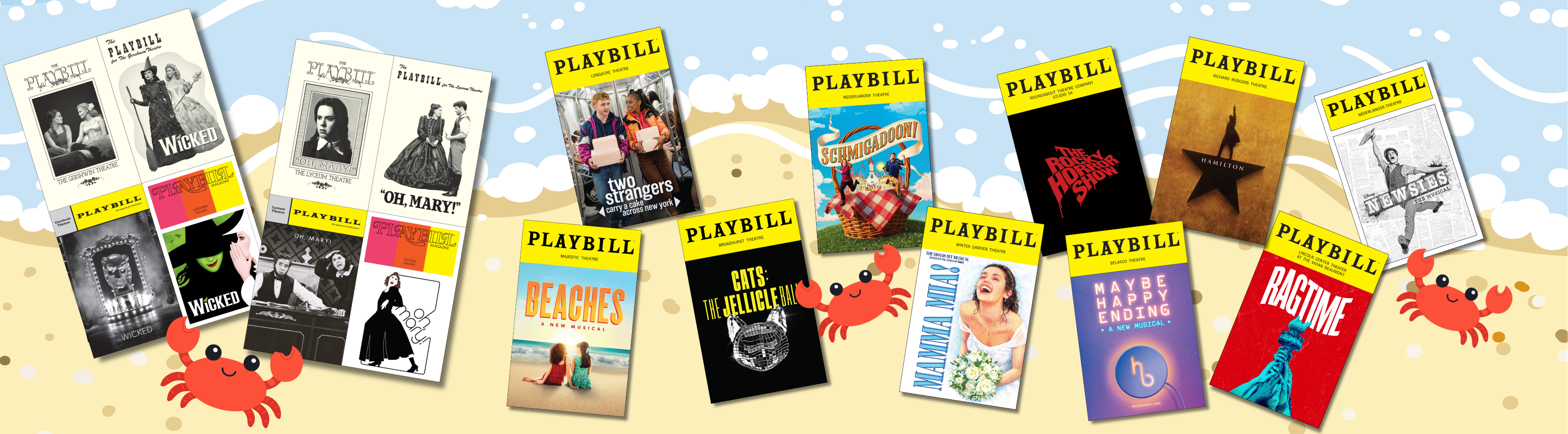 PLAYBILL STICKERS