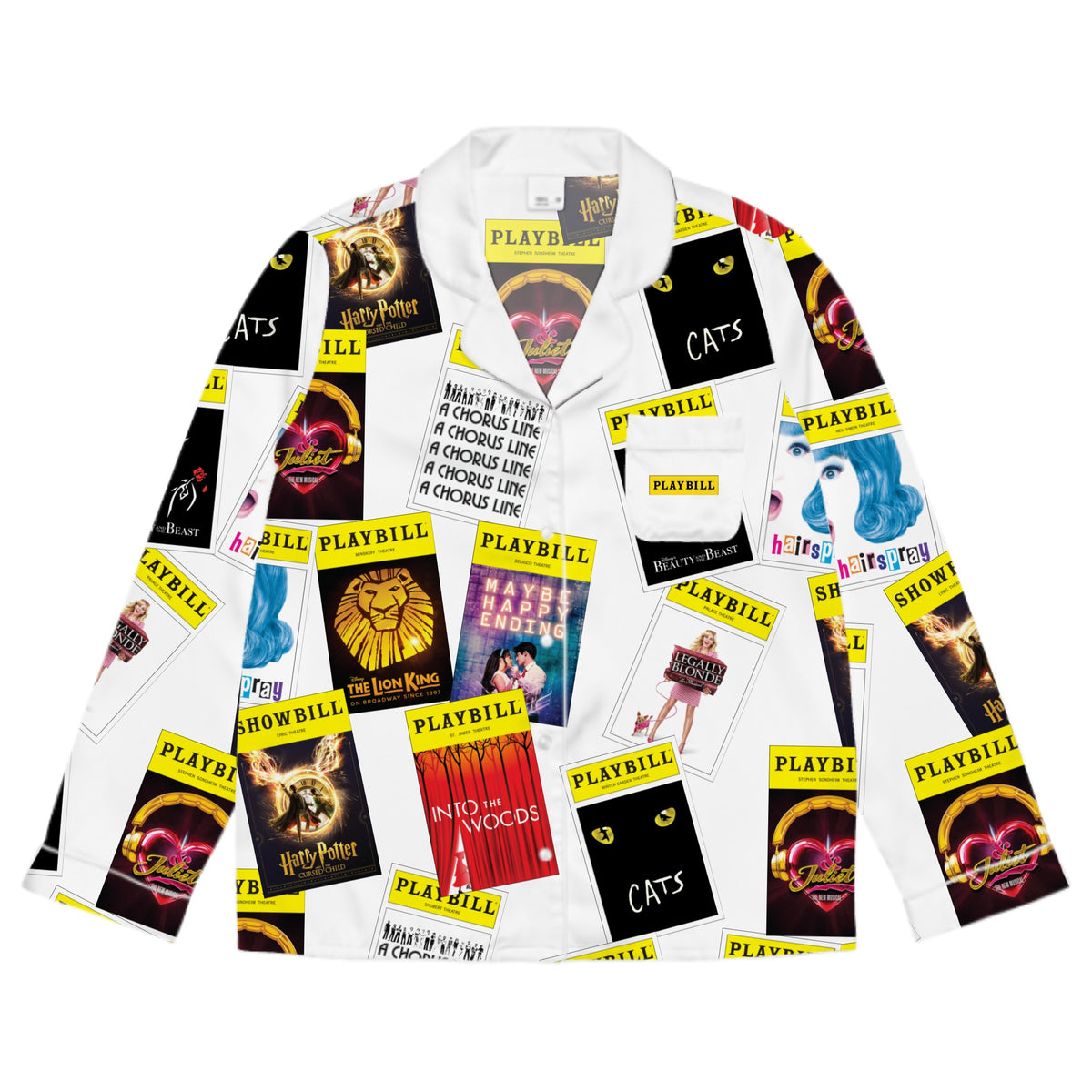 CUSTOM - All-Over Print Women's Long Sleeve Pajama Top
