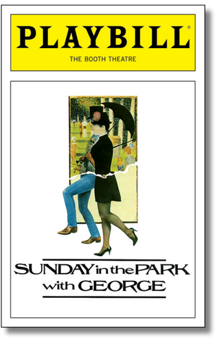 Sunday in the Park with George Playbill Sticker