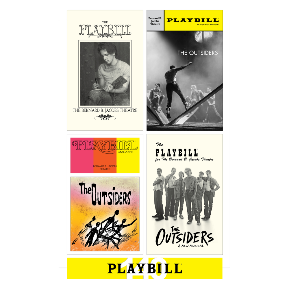 Playbill's 140th Anniversary Legacy Cover Poster - THE OUTSIDERS