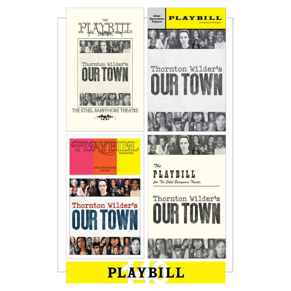 Playbill's 140th Anniversary Legacy Cover Poster - OUR TOWN