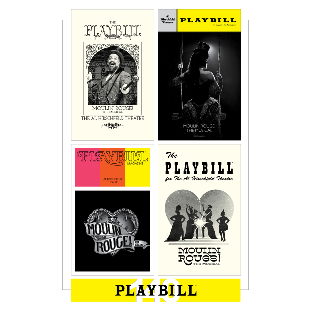 Playbill's 140th Anniversary Legacy Cover Poster - MOULIN ROUGE