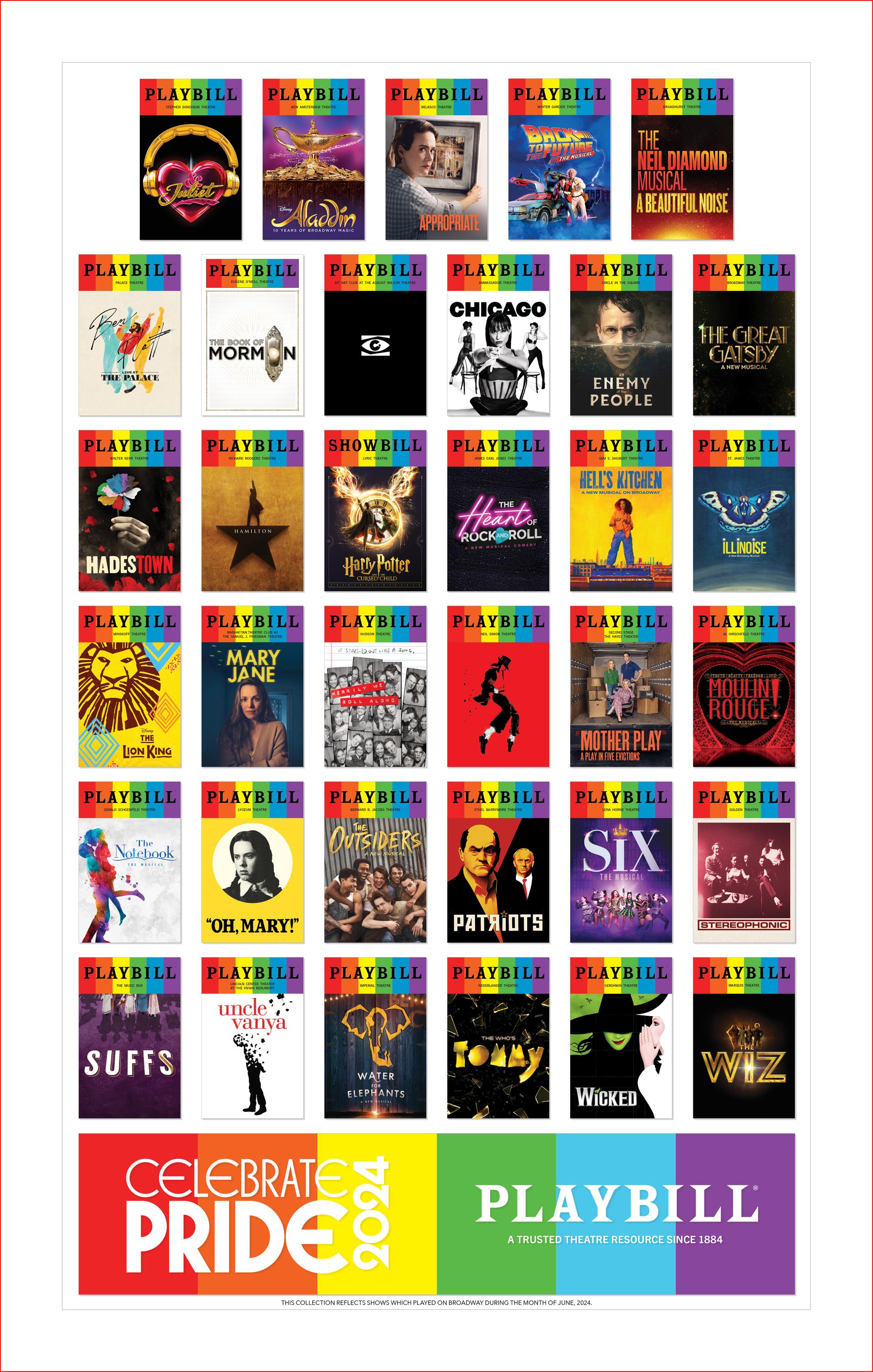 Playbill Pride 2024 Poster