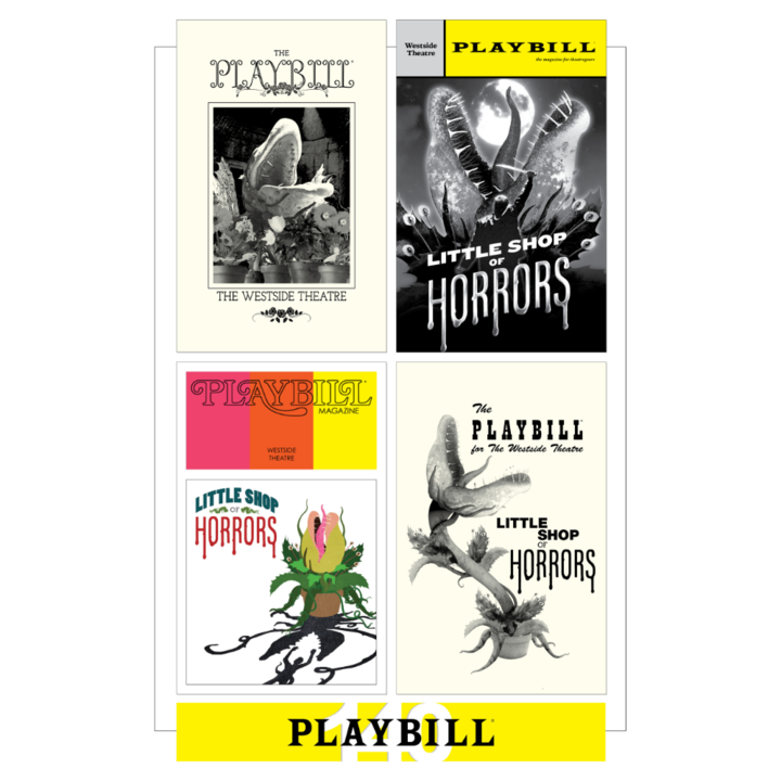 Playbill's 140th Anniversary Legacy Cover Poster - LITTLE SHOP OF HORRORS