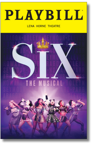 Six the Musical Playbill Sticker