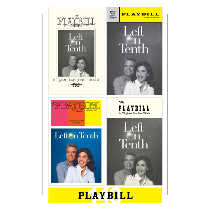 Playbill's 140th Anniversary Legacy Cover Poster - LEFT ON TENTH