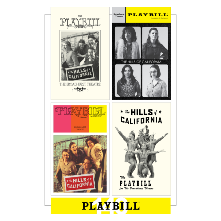 Playbill's 140th Anniversary Legacy Cover Poster - THE HILLS OF CALIFORNIA