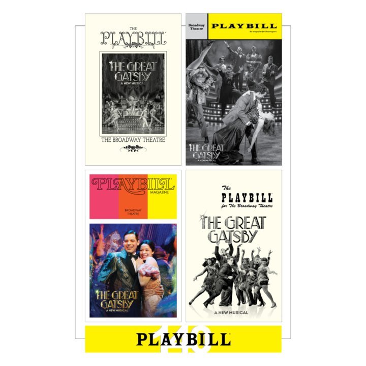 Playbill's 140th Anniversary Legacy Cover Poster - THE GREAT GATSBY