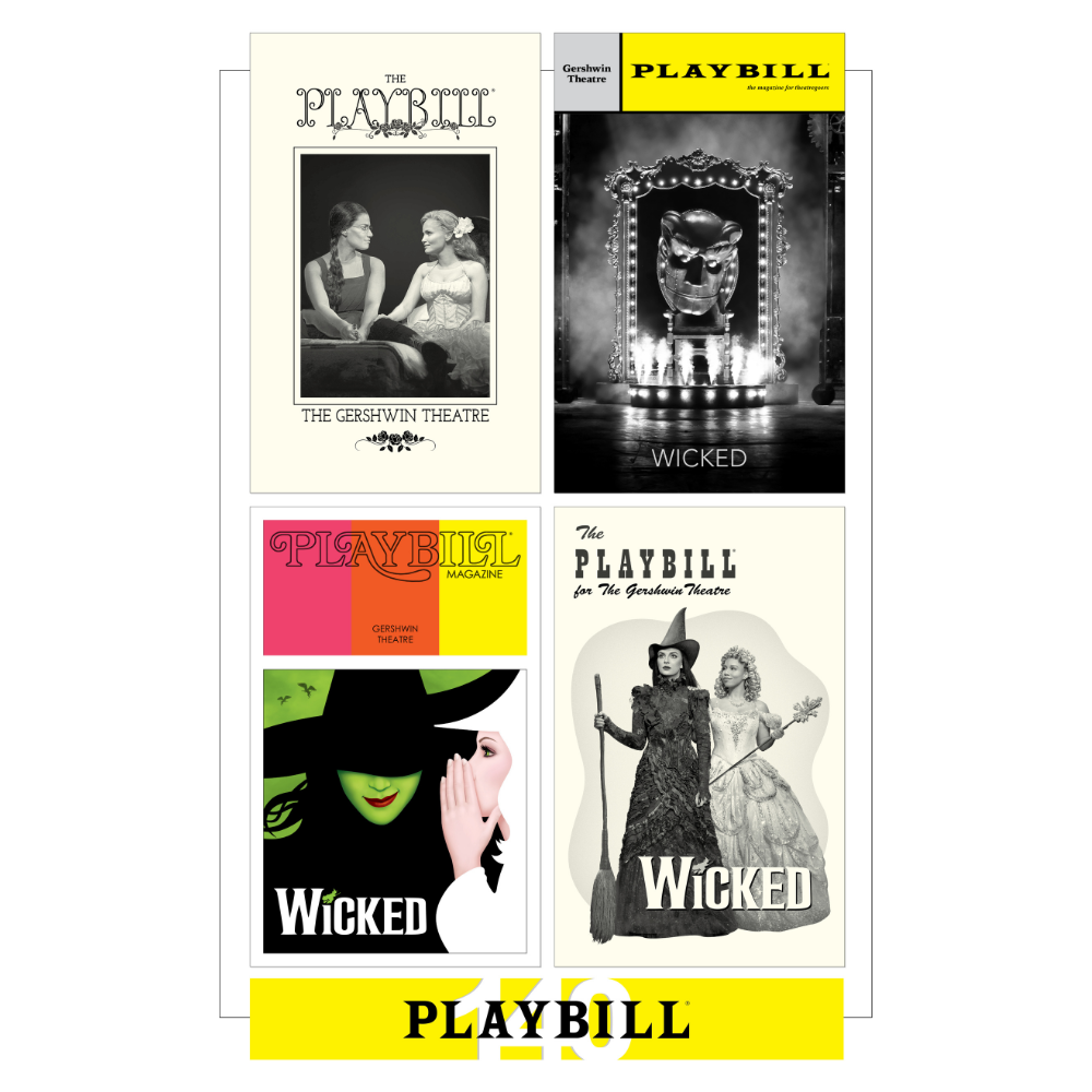 Playbill's 140th Anniversary Legacy Cover Poster - WICKED