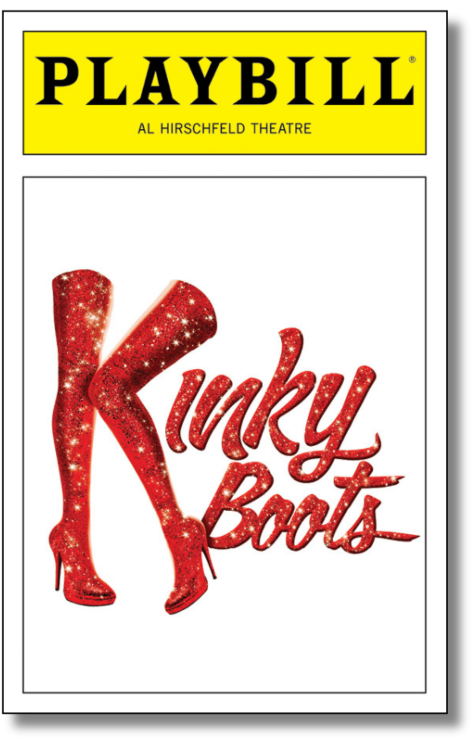 Kinky Boots Playbill Sticker