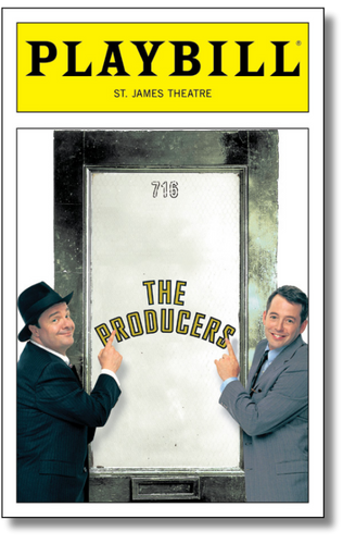 The Producers Playbill Sticker