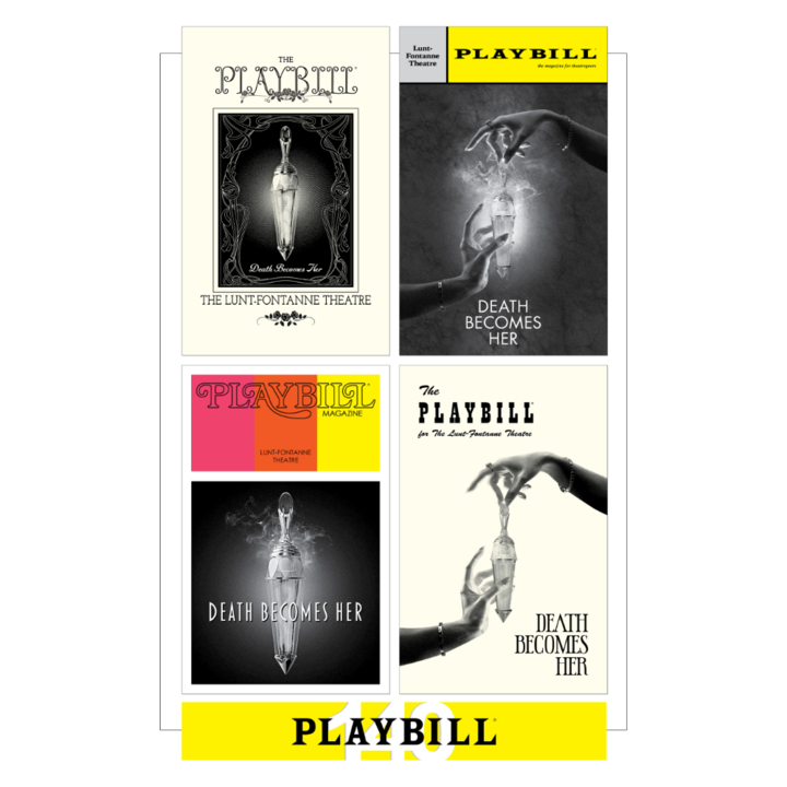 Playbill's 140th Anniversary Legacy Cover Poster - DEATH BECOMES HER