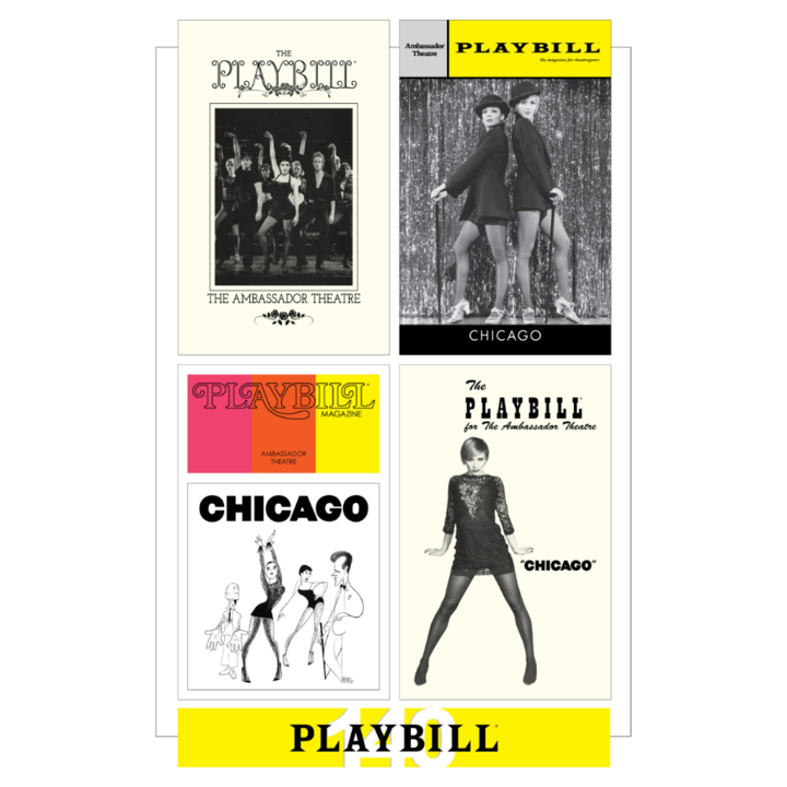 Playbill's 140th Anniversary Legacy Cover Poster - CHICAGO