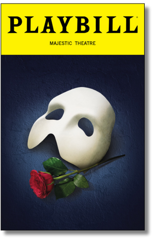 The Phantom of the Opera Playbill Sticker