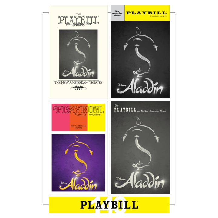 Playbill's 140th Anniversary Legacy Cover Poster - ALADDIN