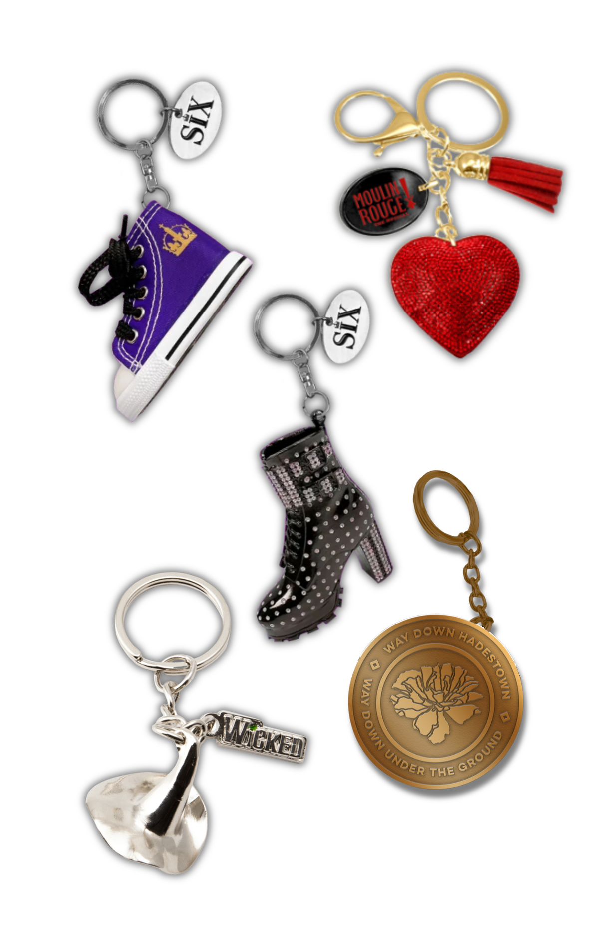 Musicals Key Chain BROADWAY MAGNETS & KEY CHAINS