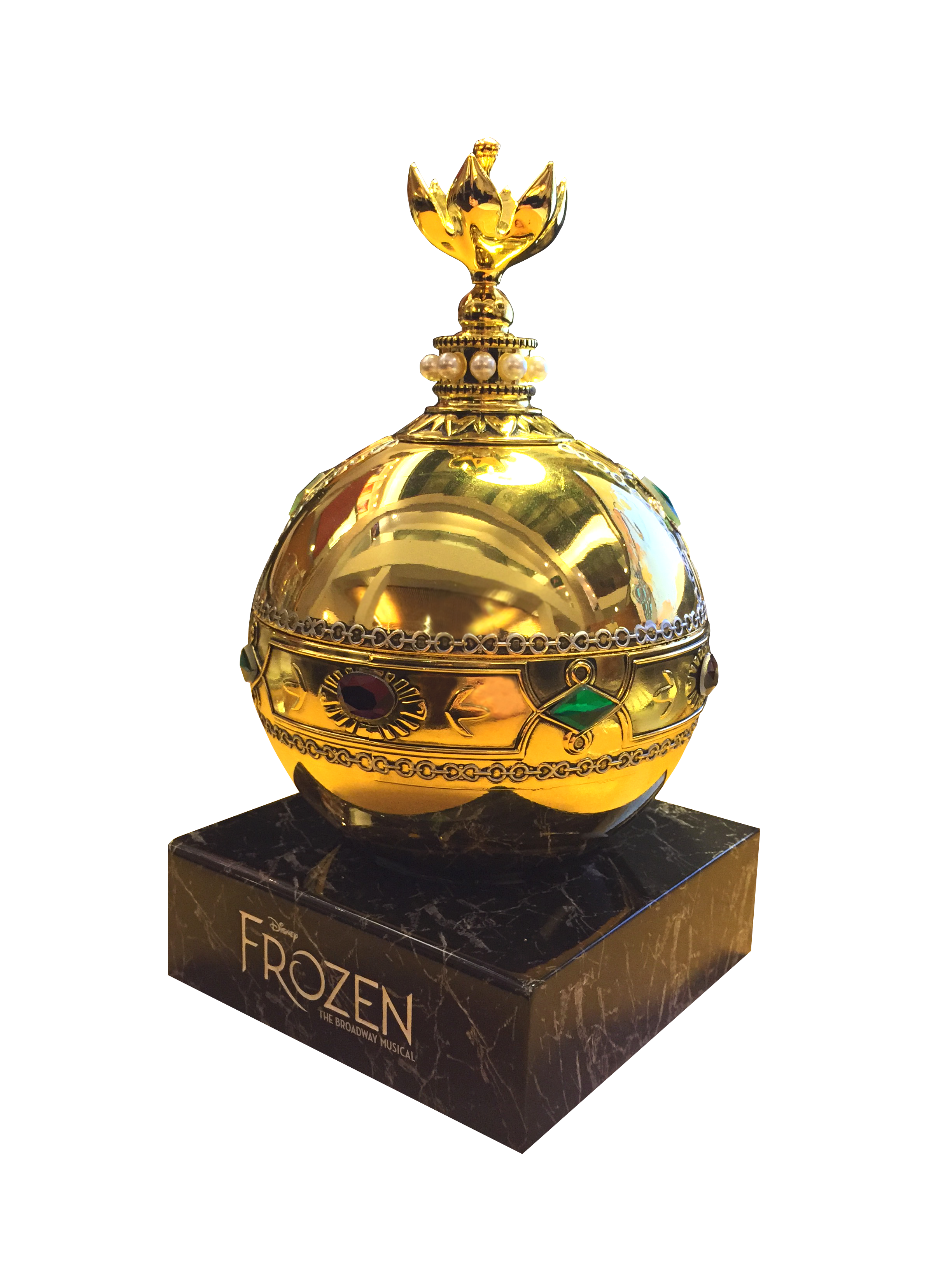 Frozen the Broadway Musical Coronation Orb Jewelry Box