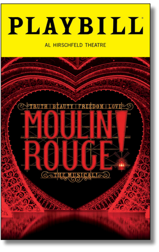 Moulin Rouge Playbill Sticker