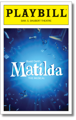 Matilda Playbill Sticker