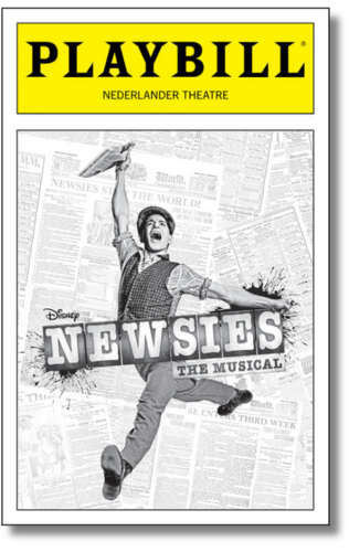 Newsies Playbill Sticker