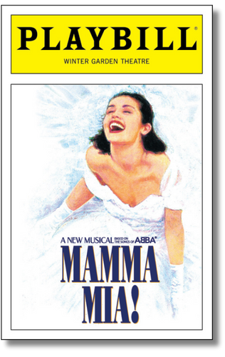 Mamma Mia Playbill Sticker