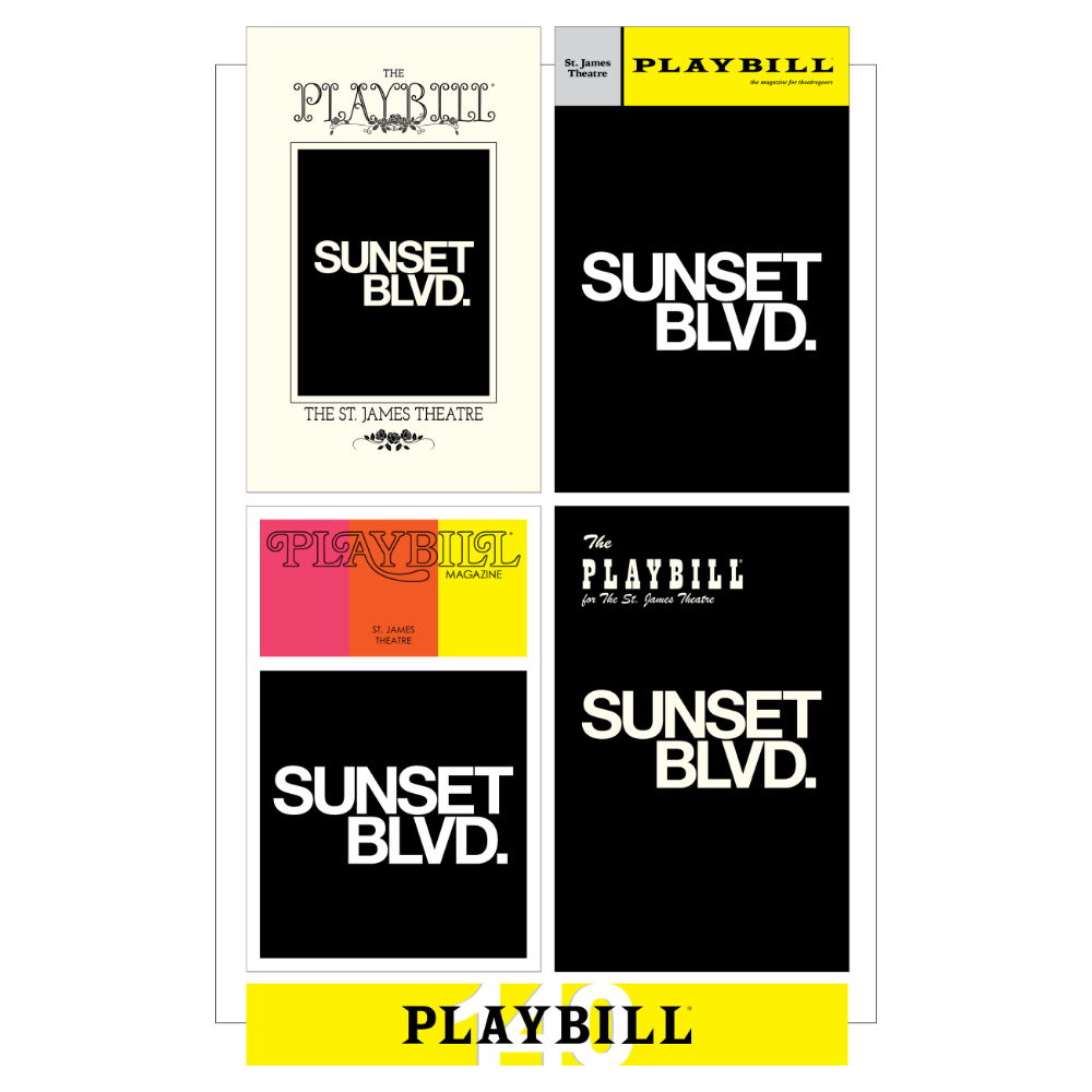 Playbill's 140th Anniversary Legacy Cover Poster - SUNSET BLVD.