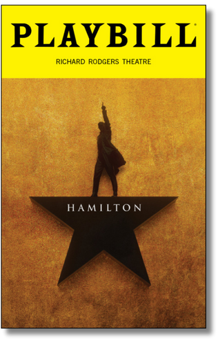 Hamilton Playbill Sticker