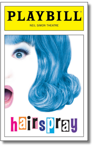 Hairspray Playbill Sticker