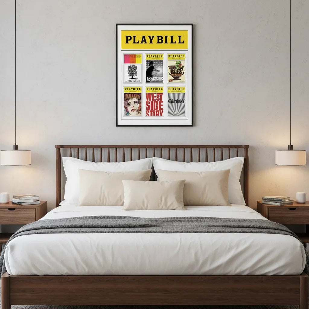 Custom Sondheim Poster with 6 Playbill Covers - Choose your favorite Sondheim covers and create your own 18"x 24" poster.