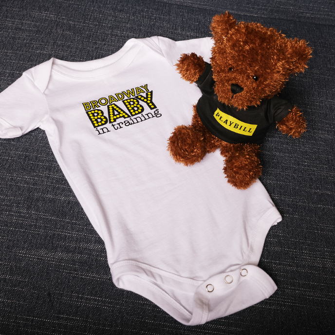 Playbill Broadway Baby Onesie