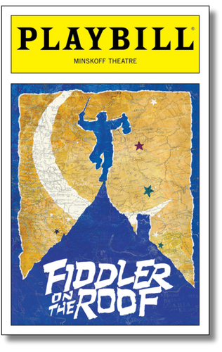 Fiddler on the Roof Playbill Sticker