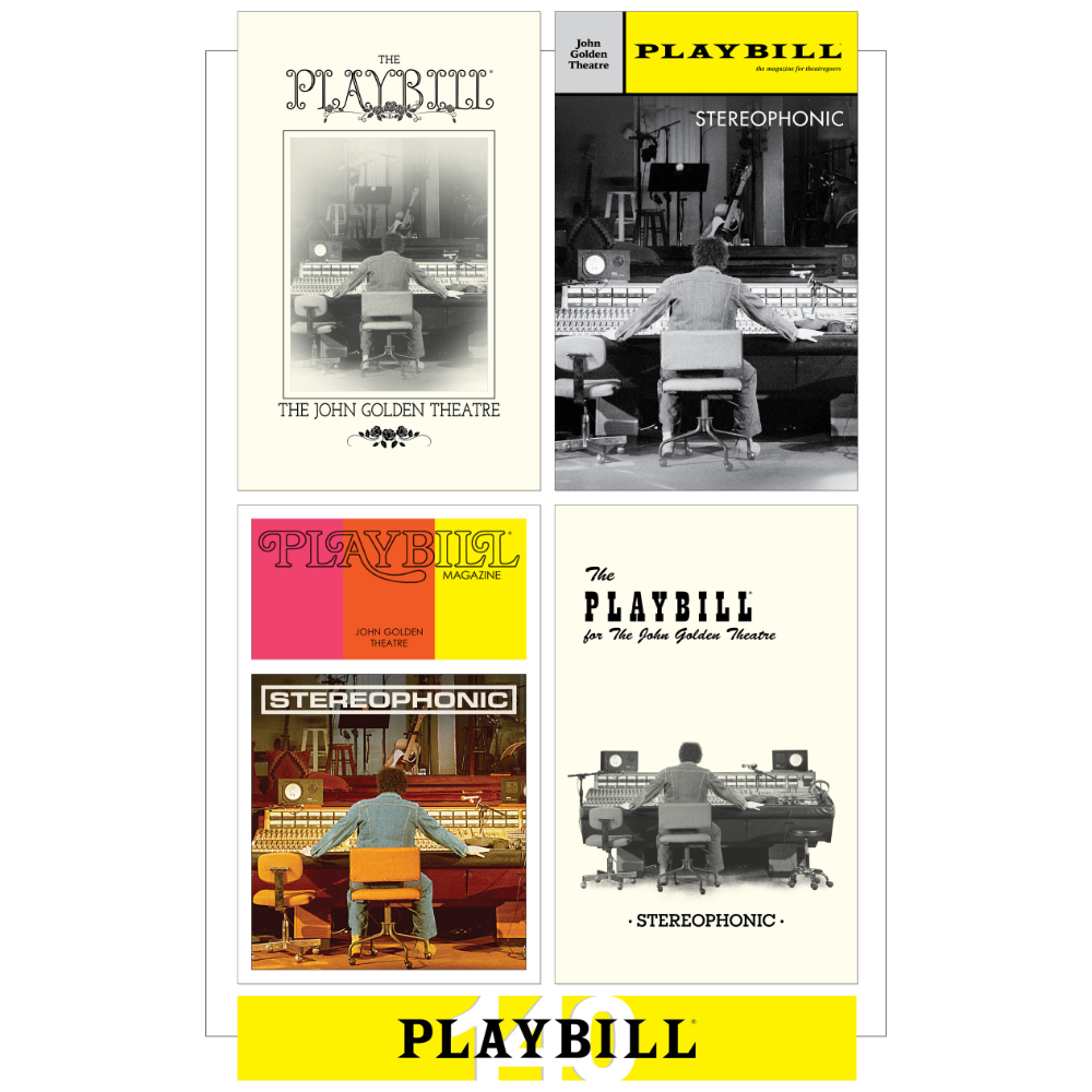 Playbill's 140th Anniversary Legacy Cover Poster - STEREOPHONIC