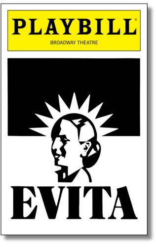 Evita Playbill Sticker