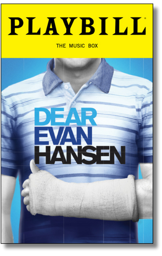 Dear Evan Hansen Playbill Sticker