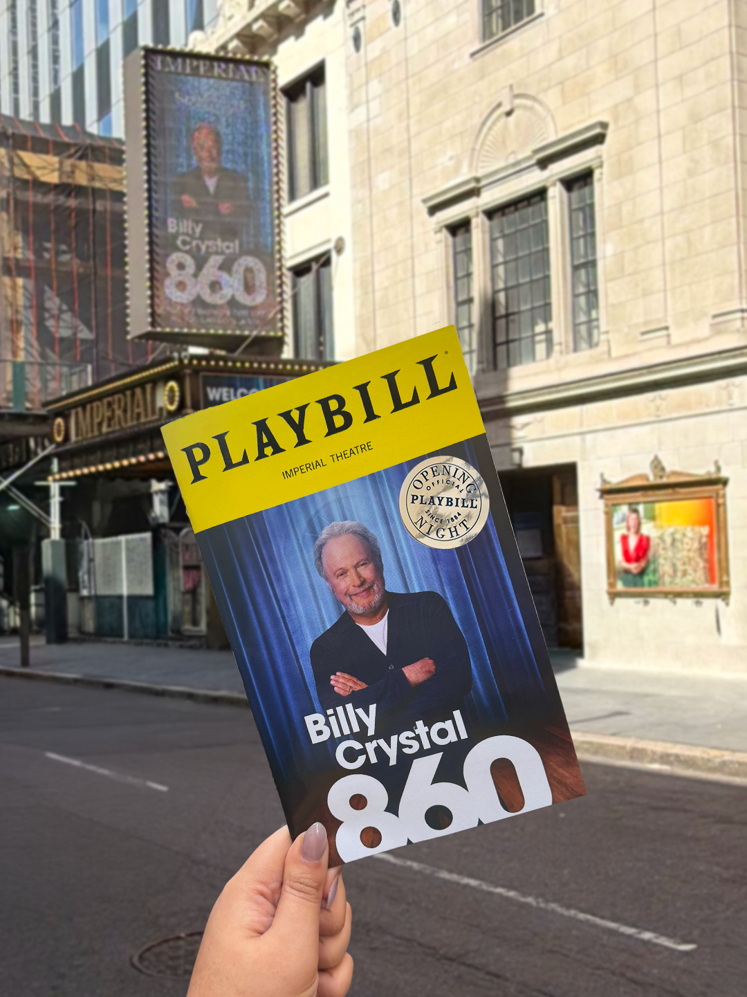 860 Limited Edition Official Opening Night Playbill